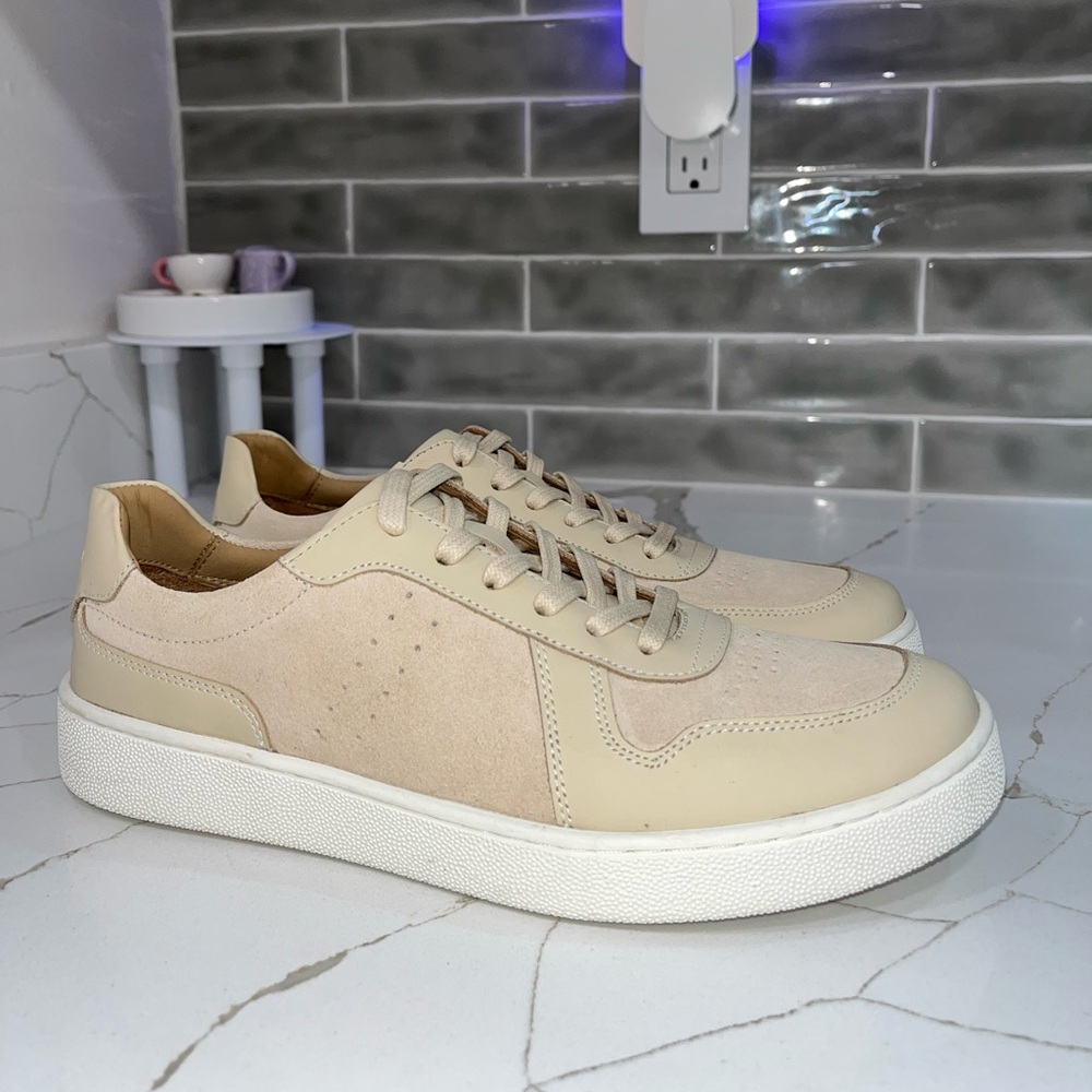Nisolo Bria Go To Court Sneaker Women’s size 7.5 Color Bone